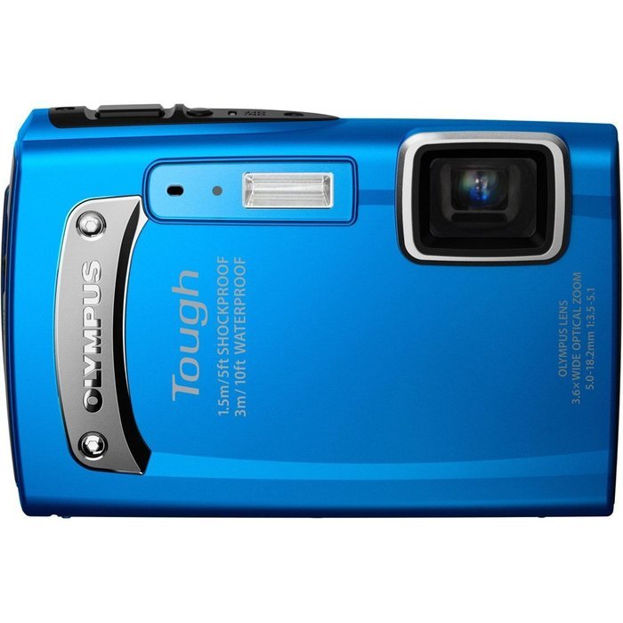 Olympus TG-310 Tough 14 MP Digital Camera, 3.6x Wide Optical Zoom (28mm), 2.7" LCD, (Silver) (Old Model)