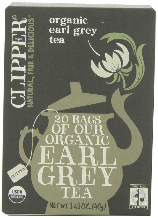 Clipper Fair Trade Organic Earl Grey Tea, 20-Count (Pack of 6) N24