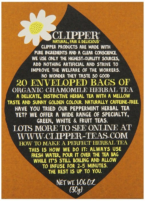 Clipper Fair Trade Organic Earl Grey Tea, 20-Count (Pack of 6) N26