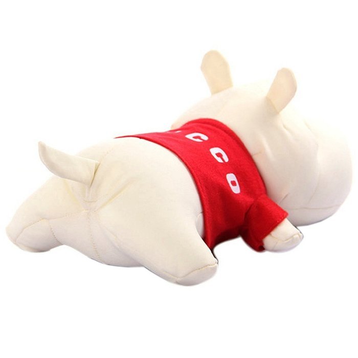 Mimgo Store Lovely Dog Doll Car Decor Purify Air Bamboo Charcoal Bag Adsorb Odor Deodorant (Red) N2
