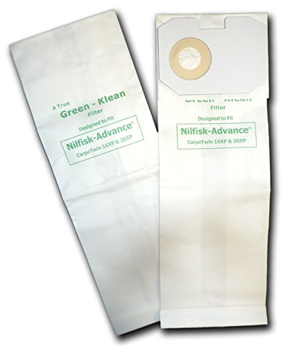 Nilfisk Carptwin 16xp & 20xp 323153 10 Pack Generic Vacuum Bags