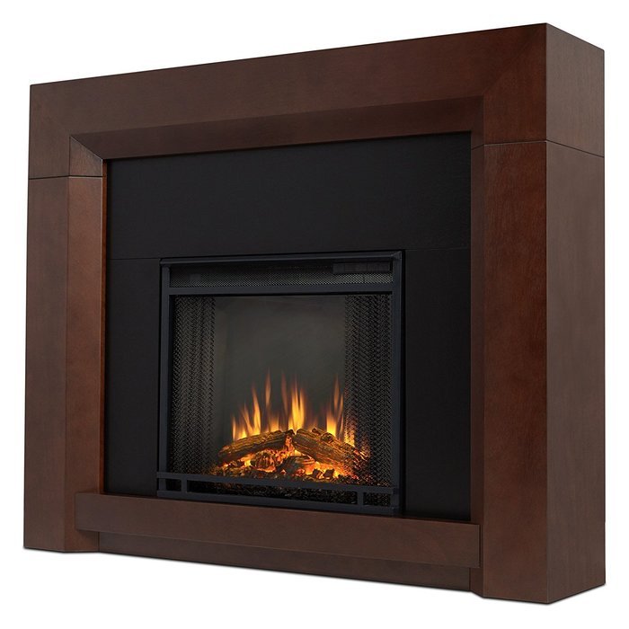 Real Flame 4001E-W 4001E Colton Electric Fireplace, Medium, White N4