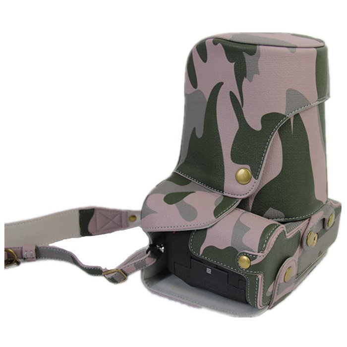xhorizon TM FL1 Full Protection Bottom Opening Version Protective Leather Camera Case Bag with Tripod Design for... N4