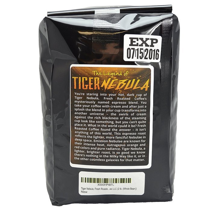 Tiger Nebula, Fresh Roasted Coffee LLC (2 lb. (Whole Bean)) N5