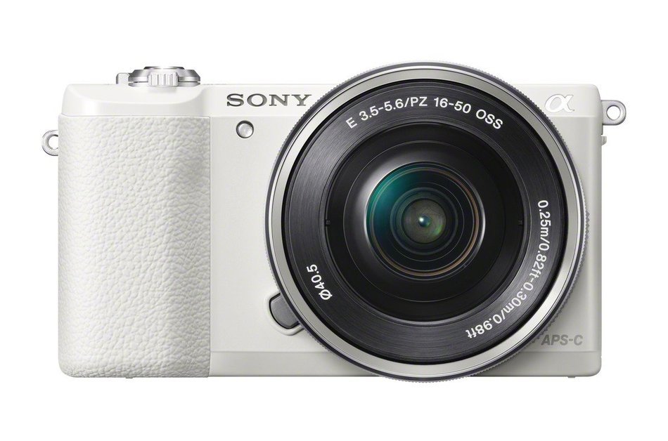 Sony a5100 16-50mm Mirrorless Digital Camera with 3-Inch Flip Up LCD (White) N7