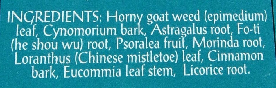 Triple Leaf Tea, Horny Goat Weed, 20 Teabags (Pack of 6) N5