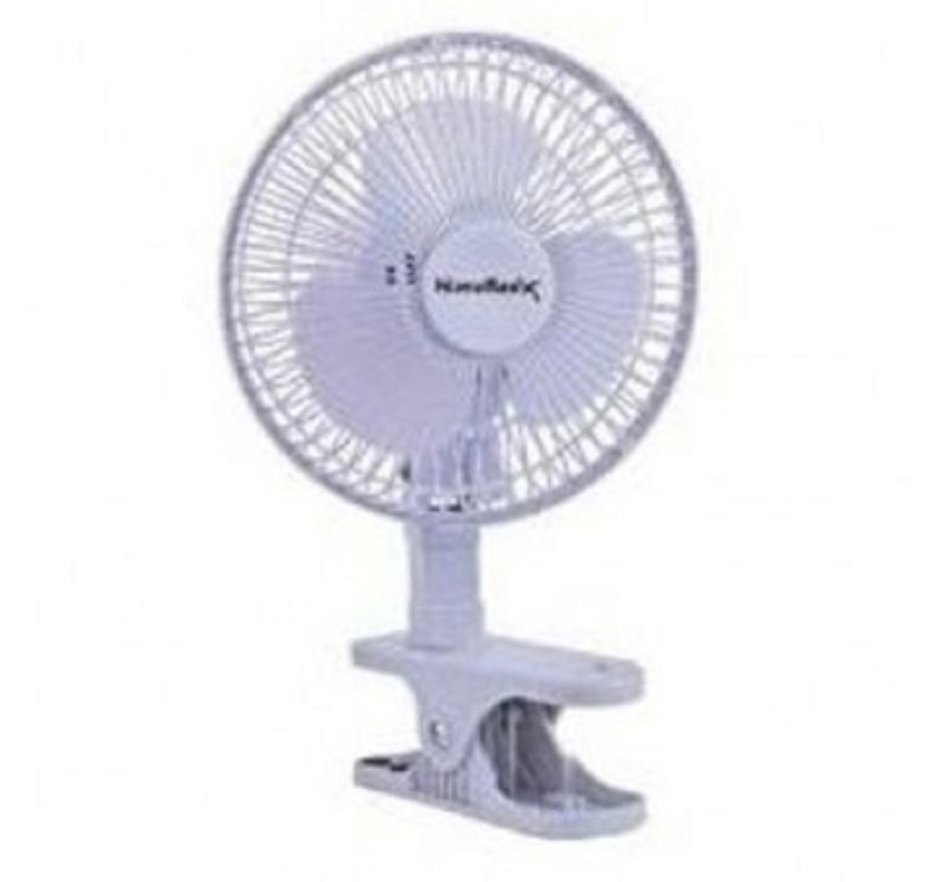 HOMEBASIX F-0645 Personal/Table Clip-On Fan, 6-Inch