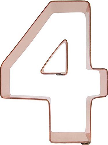 CopperGifts: Number 4 Cookie Cutter