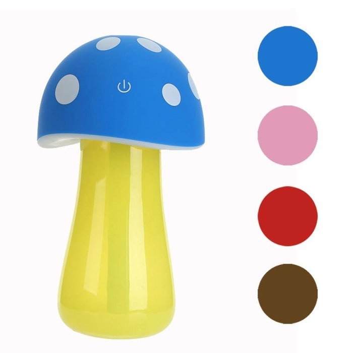 Gillberry Home Aroma LED Humidifier Mushroom Air Diffuser Purifier Atomizer New (Red) N6