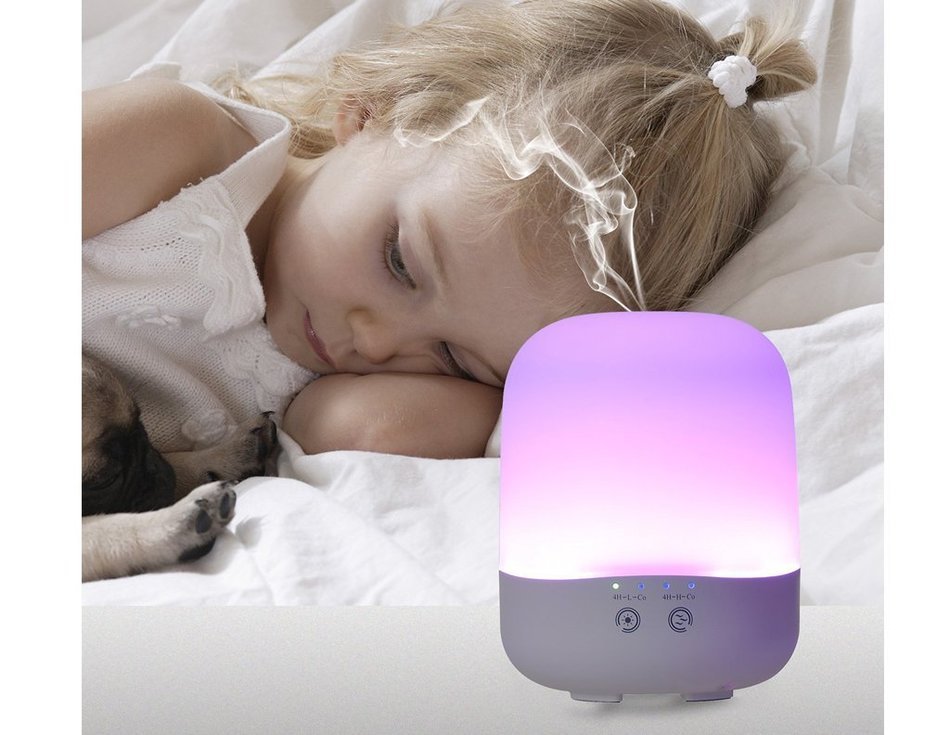 Essential Oil Diffuser, Enegg 300ml Aroma Cool Mist Humidifier Whisper Quiet Timer & 7 Color LED Lights with Auto... N5