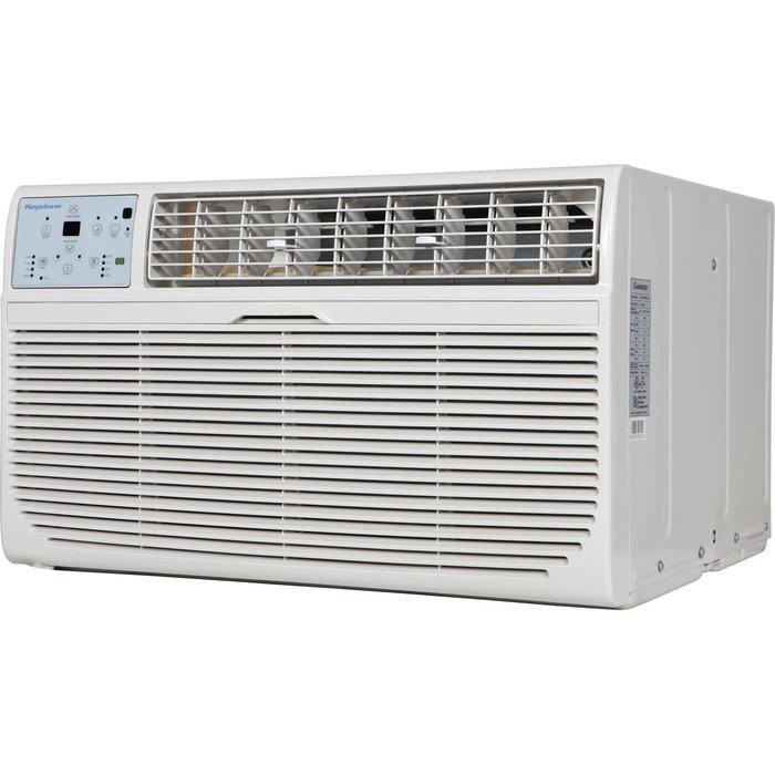 Keystone KSTAT12-1C 12000 BTU 115V Through-the-Wall Air Conditioner with "Follow Me" LCD Remote Control