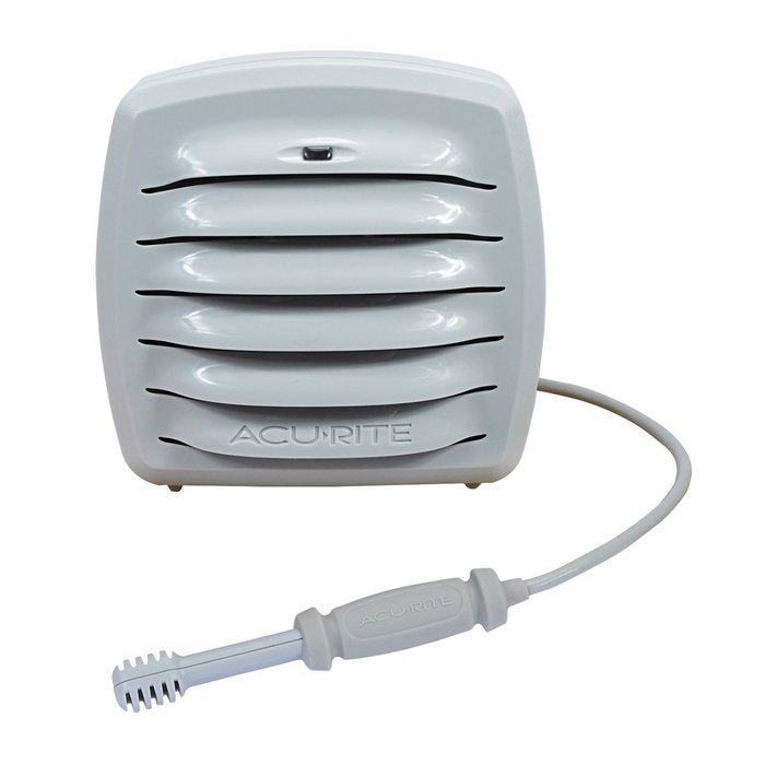 AcuRite 06069M Outdoor Temperature & Humidity Monitor with Spot Check Temperature & Humidity Sensor N5