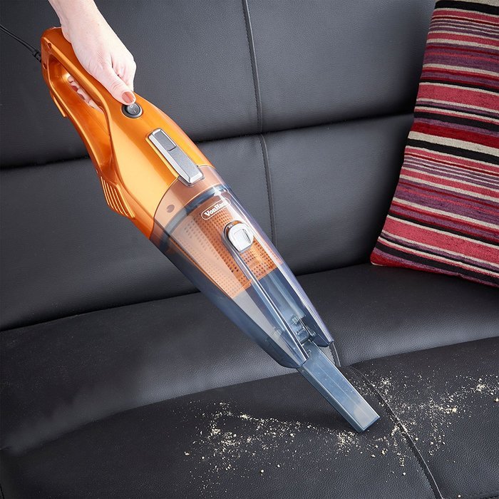 VonHaus 2 in 1 Corded Upright Stick & Handheld Vacuum Cleaner with HEPA Filtration & Crevice Tool - Purple N3