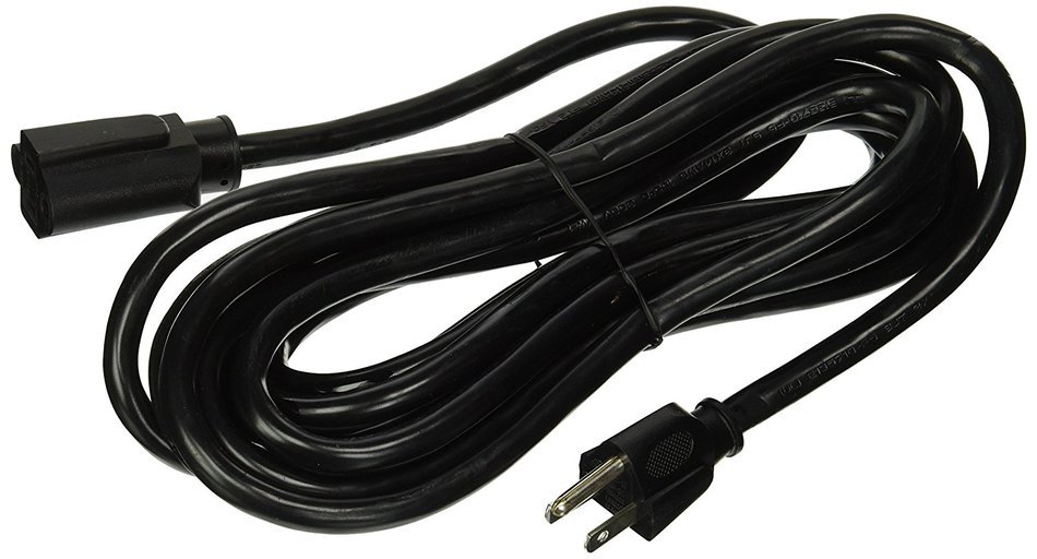 EDragon Power Extension Cord, Black, SJT, 14 AWG, 3 Conductor, 15 Amp ...