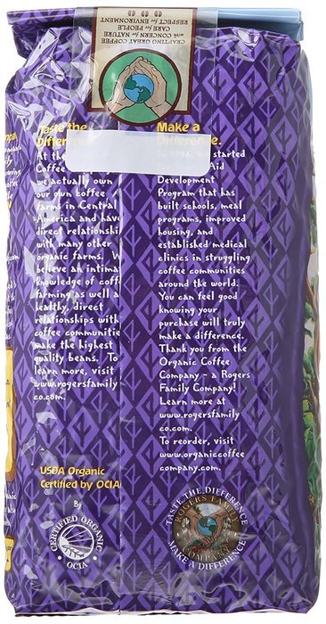 The Organic Coffee Company Whole Bean Coffee, French Roast, 12 Ounce