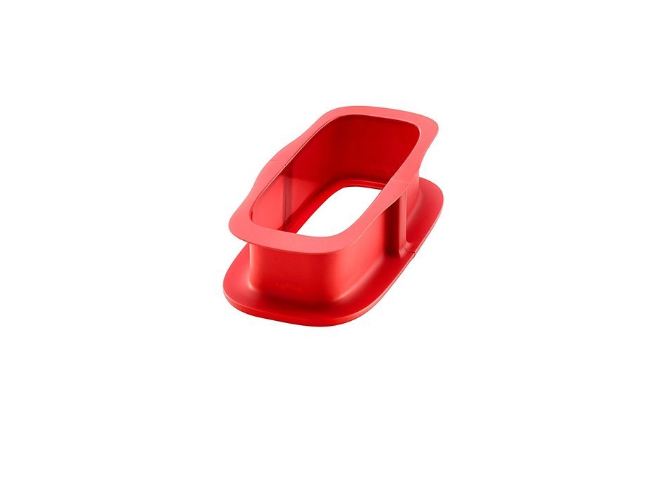 Lekue Baking Loaf Spring Form Pan, 9.5", Red