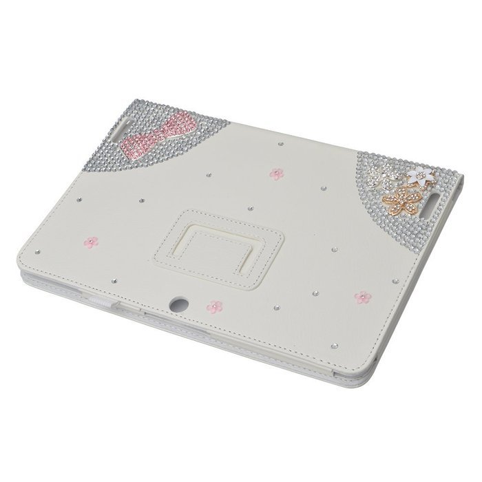 KAKA(TM) 3D Handmade Rhinestone Crystal PU Leather Stand Folding Protective Tablet Case Cover For Acer Iconia... N9