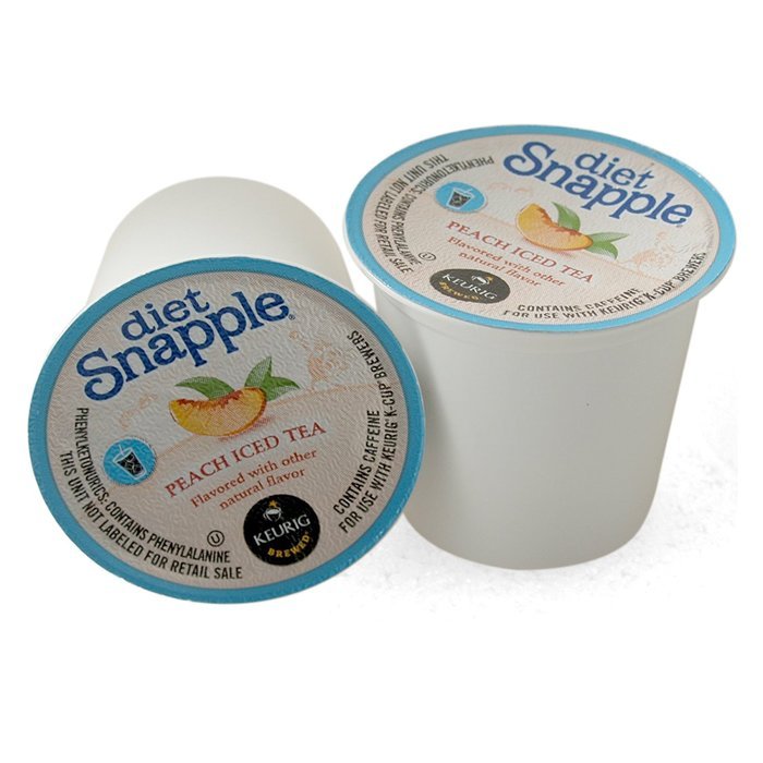 Snapple Diet Peach Iced Tea Keurig K-Cups, 64 Count