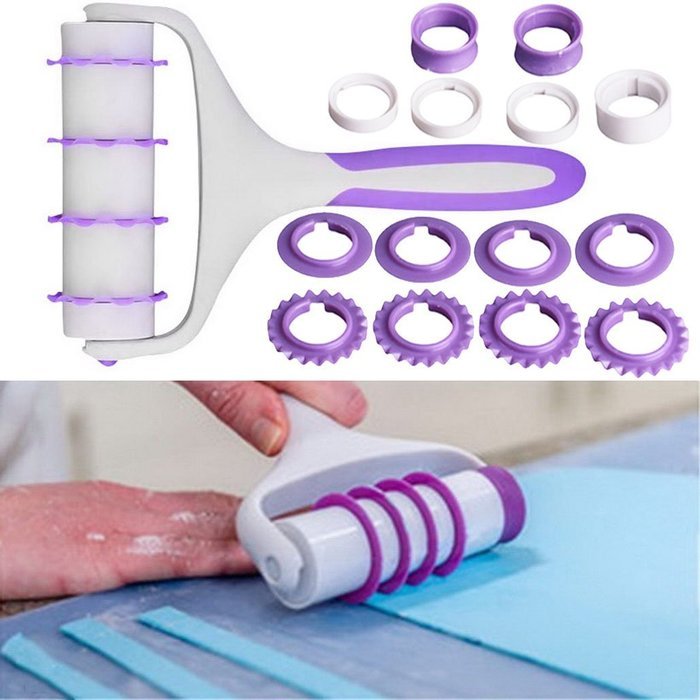 Bihood Fondant Ribbon Cutter Fondant Cutters Fondant Letter Cutters Fondant Cutters and Molds Fondant Cutters... N5