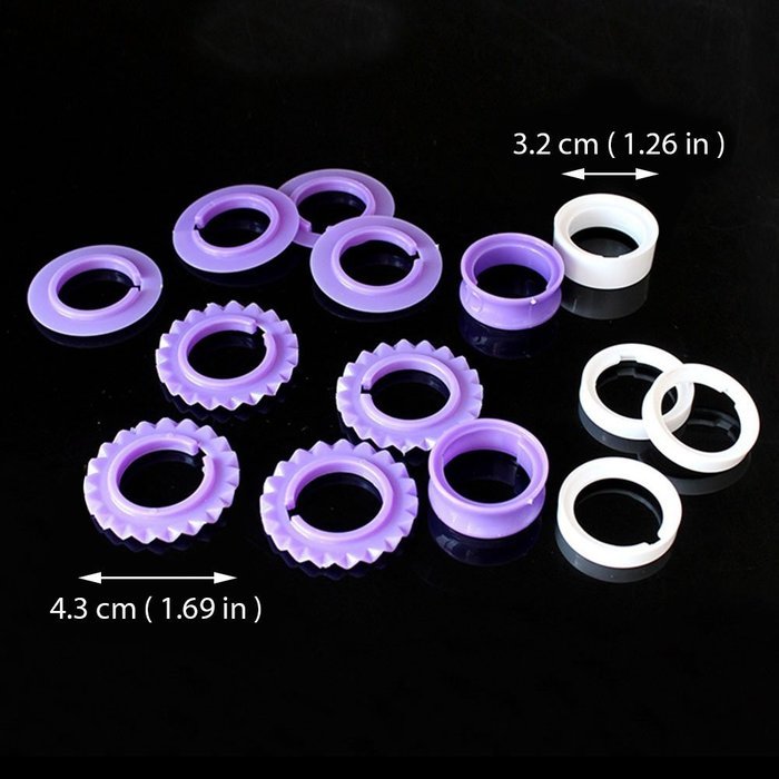 Bihood Fondant Ribbon Cutter Fondant Cutters Fondant Letter Cutters Fondant Cutters and Molds Fondant Cutters... N6