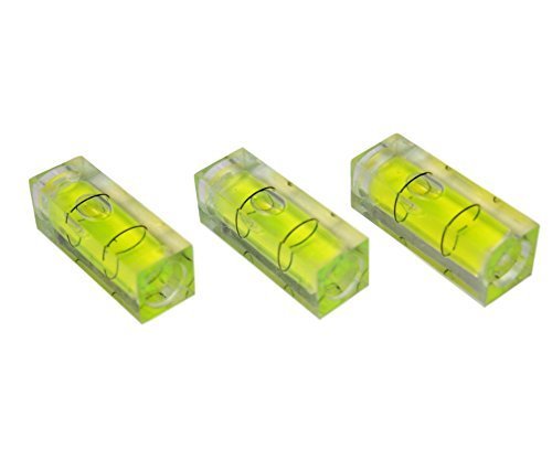 Mini Bubble Spirit Level x 3 Square 29mm by Taskar