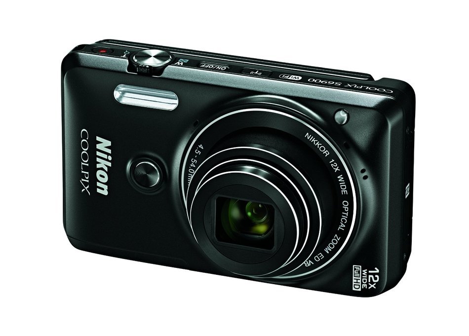 Nikon COOLPIX S6900 Digital Camera with 12x Optical Zoom and Built-In Wi-Fi (Black) N3