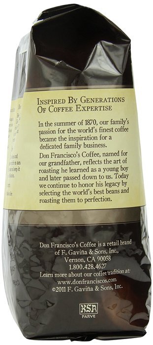 Don Francisco Family Reserve 100% Colombia Supremo Whole Bean Coffee, 32 Ounce N4