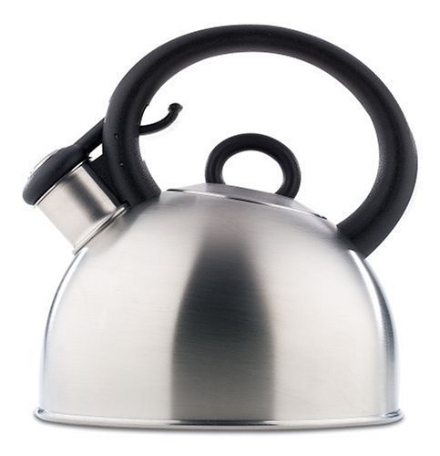 Copco Porto 1.3-Quart Brushed Stainless Steel Teakettle