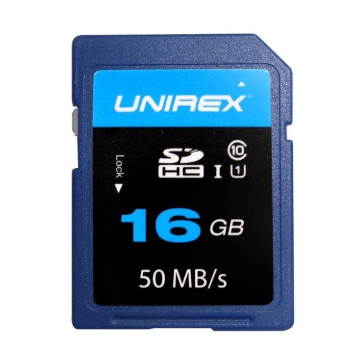 Unirex SDHC Card 16GB Class 10 (UHS-1) Memory Card consumer electronics
