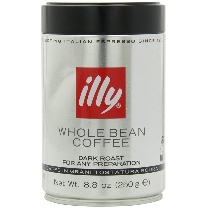 Illy Whole Bean Coffee Variety 2 Pack (Dark Roast 8.8 Oz + Medium Roast 8.8 Oz) N5