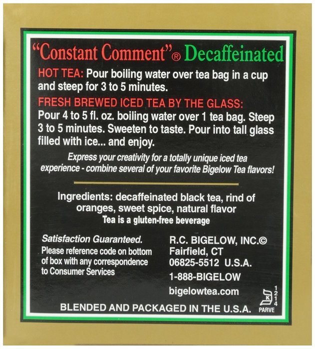 Bigelow Decaffeinated Constant Comment Tea, 20 ct N7