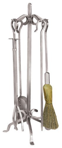 Uniflame, F-7710, 5pc Stainless Steel Fireset
