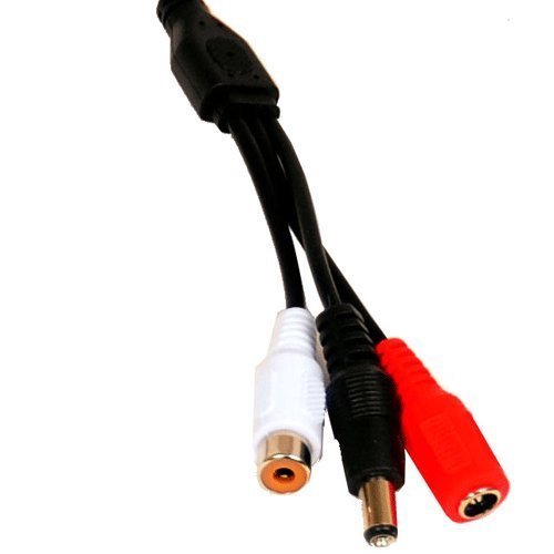 SaferCCTV(TM) High Sensitive Audio Pickup Tiny Spy Mini Mic Microphones for CCTV Home Surveillance Security Camera...