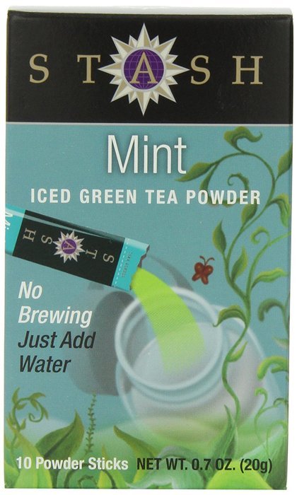 Stash Powdered Green Iced Tea, Blueberry, 10 Count N18