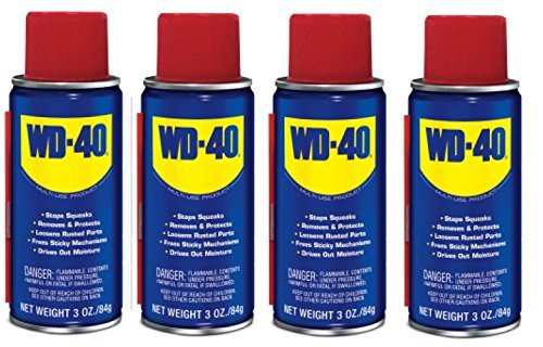 4 X Wd-40 Spray Lubricant Flammable Aerosol 3 Oz