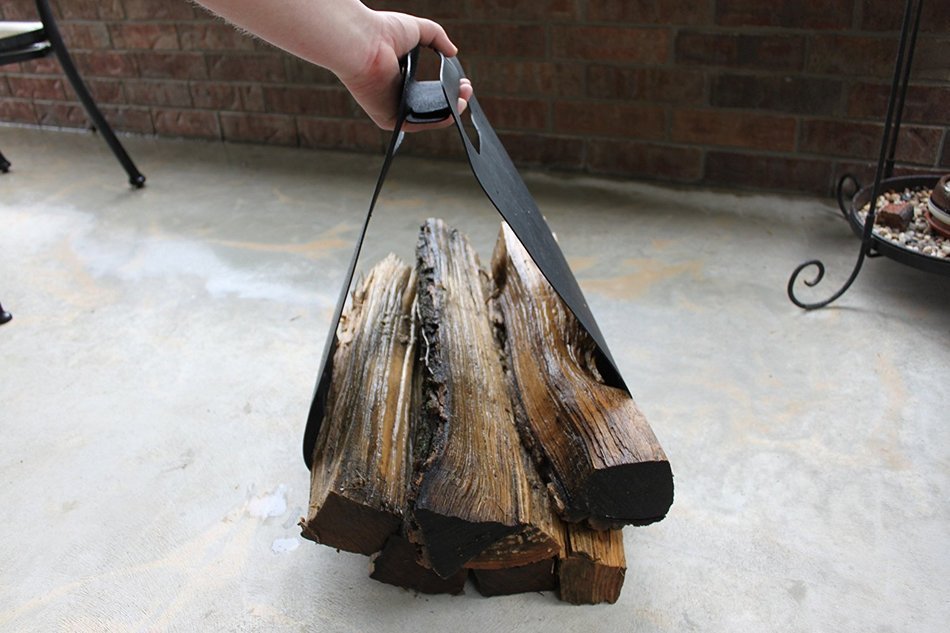 The Woodhaven Weatherproof Firewood Carrier N2
