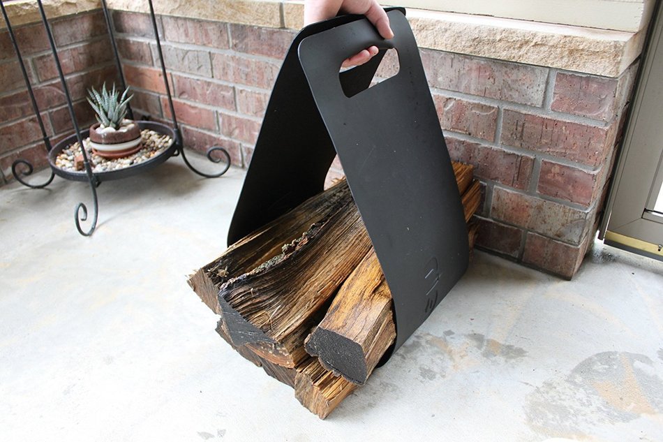 The Woodhaven Weatherproof Firewood Carrier N3