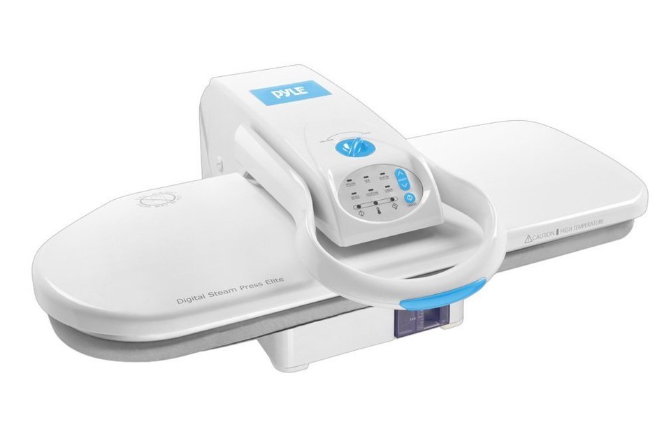 Pyle PSTMP95 Pure Clean Digital Control Table Top Steam Press with Steam Burst Function, Large Ironing Surface...