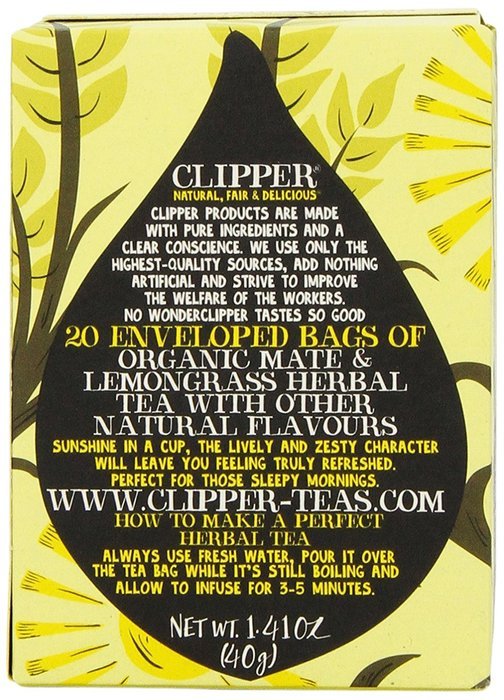 Clipper Fair Trade Organic Earl Grey Tea, 20-Count (Pack of 6) N48