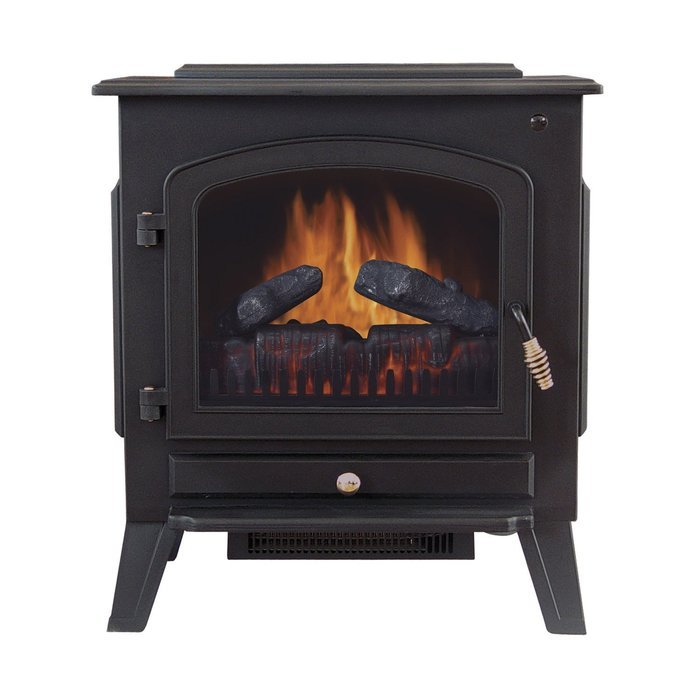 Tahoe 90402200 120-Volt Electric Stove Fireplace Heater with Thermostat Control