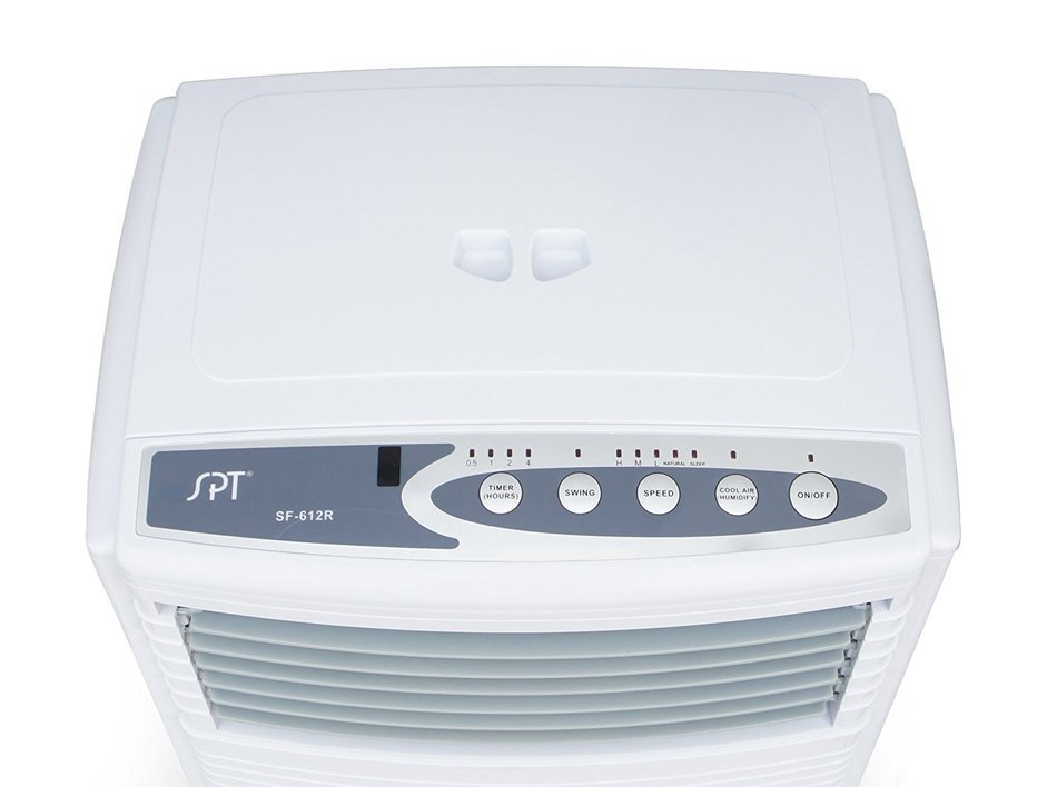 SPT SF-612R Evaporative Air Cooler with 3D Cooling Pad, White N4