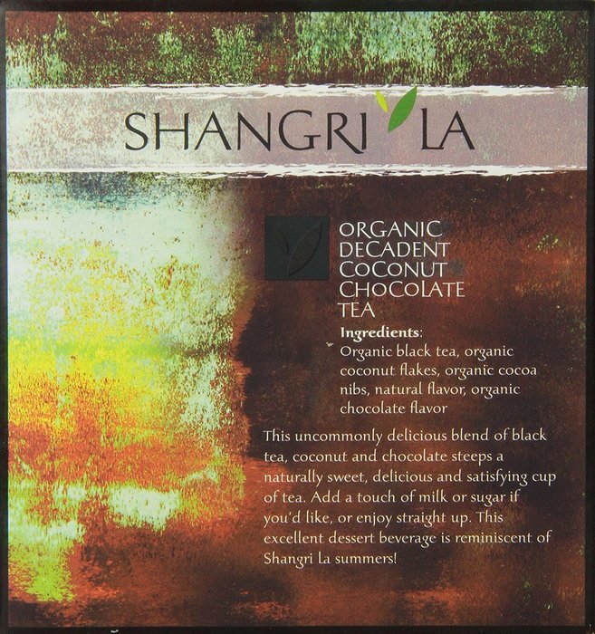Shangri La Tea Company Organic Tea Sachet, Chamomile Mint, 15 Count N12
