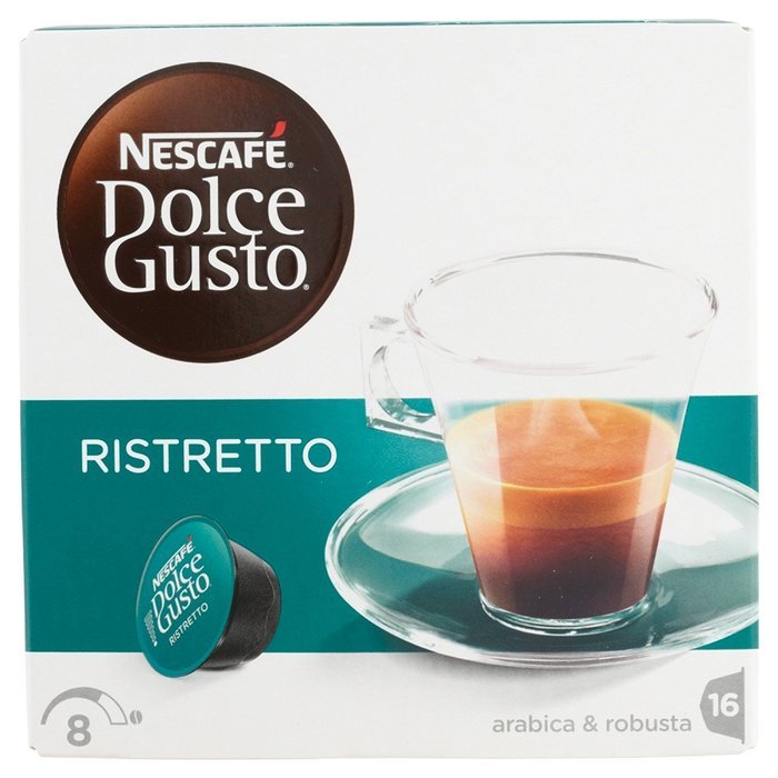Nescaf&eacute; Dolce Gusto Espresso Ristretto, Pack of 3, 3 x 16 Capsules N11