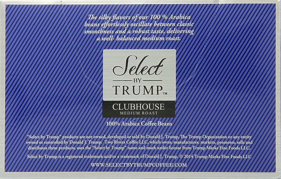 Select by Trump Resort Coffee Single-Cup Coffee, 12 Count (Pack of 6) N20