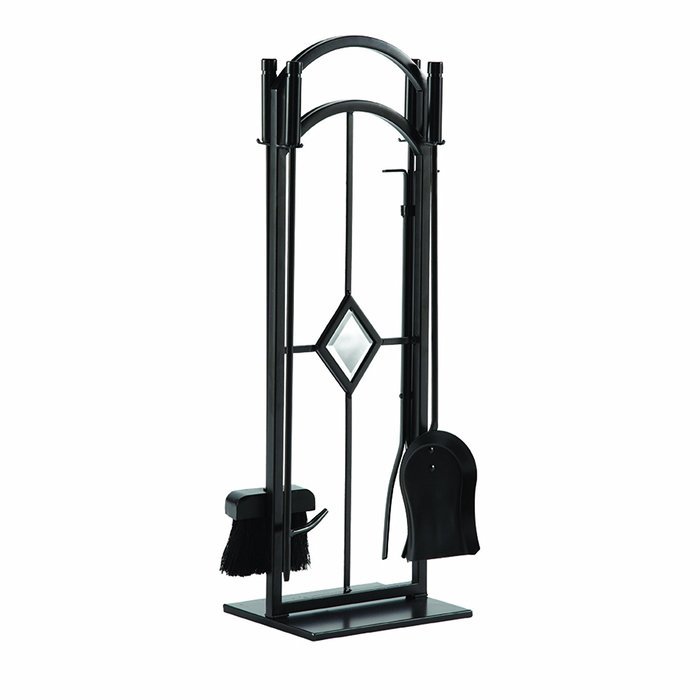 Diamond 5 Piece Fireplace Toolset - Pleasant Hearth N2
