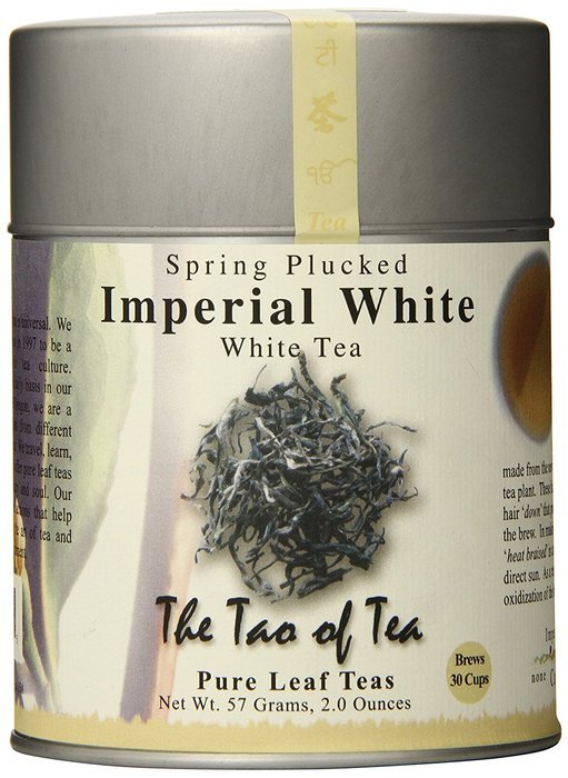 The Tao of Tea, Imperial White Tea, Loose Leaf, 2.0 Ounce Tins N5