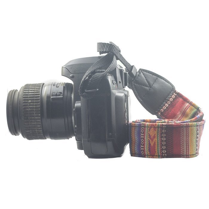 Mavota Colorful Stripe Camera Shoulder Neck Strap Camera Belt For Canon Nikon Olympus Panasonic Pentax Sony SLR...