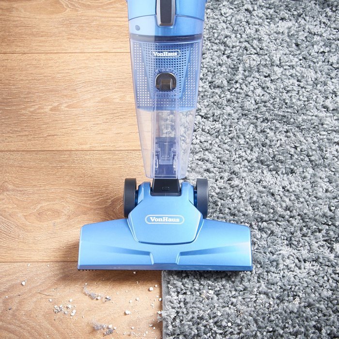 VonHaus 2 in 1 Corded Upright Stick & Handheld Vacuum Cleaner with HEPA Filtration & Crevice Tool - Purple N6