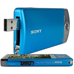 Sony bloggie MHS-TS20 1080p Full HD Pocket Video Digital Camcorder w/4x Zoom, HDMI, 3" Touchscreen & 8GB Memory...
