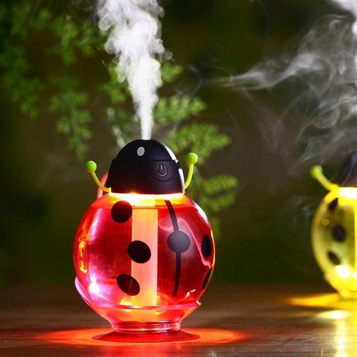Ecosin Beatles USB Home Aroma LED Humidifier Air Diffuser Purifier Atomizer (Yellow) N13